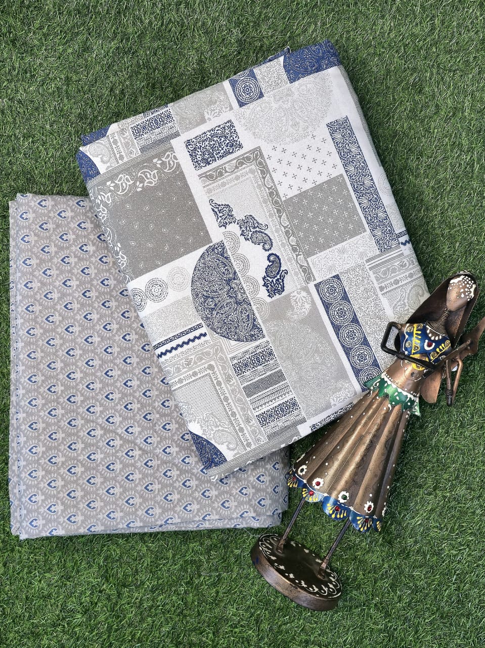 Jaipuri Reverie – Reversible Cotton Dohar Duo