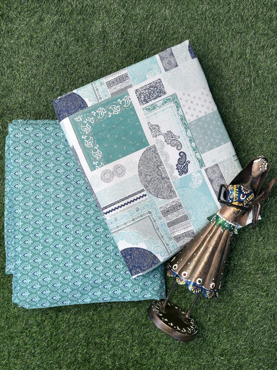 Jaipuri Reverie – Reversible Cotton Dohar Duo