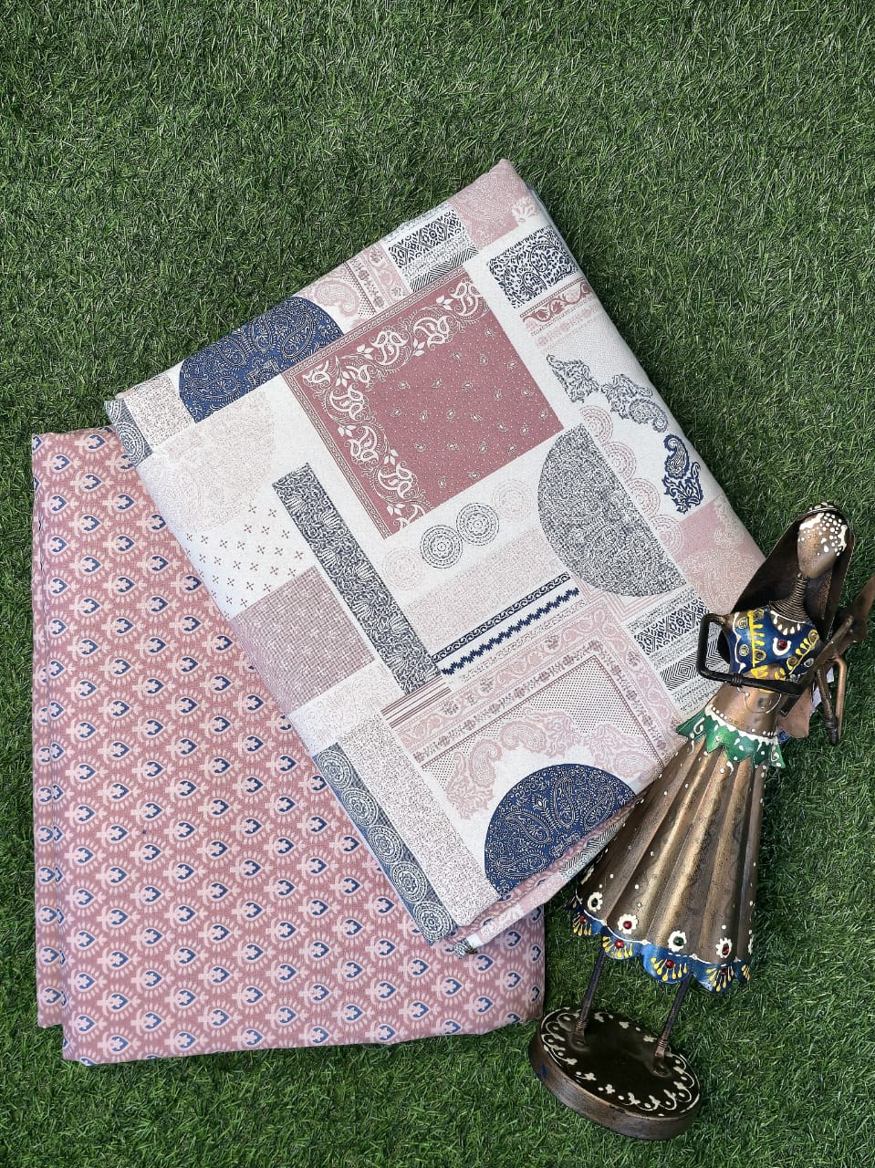 Jaipuri Reverie – Reversible Cotton Dohar Duo