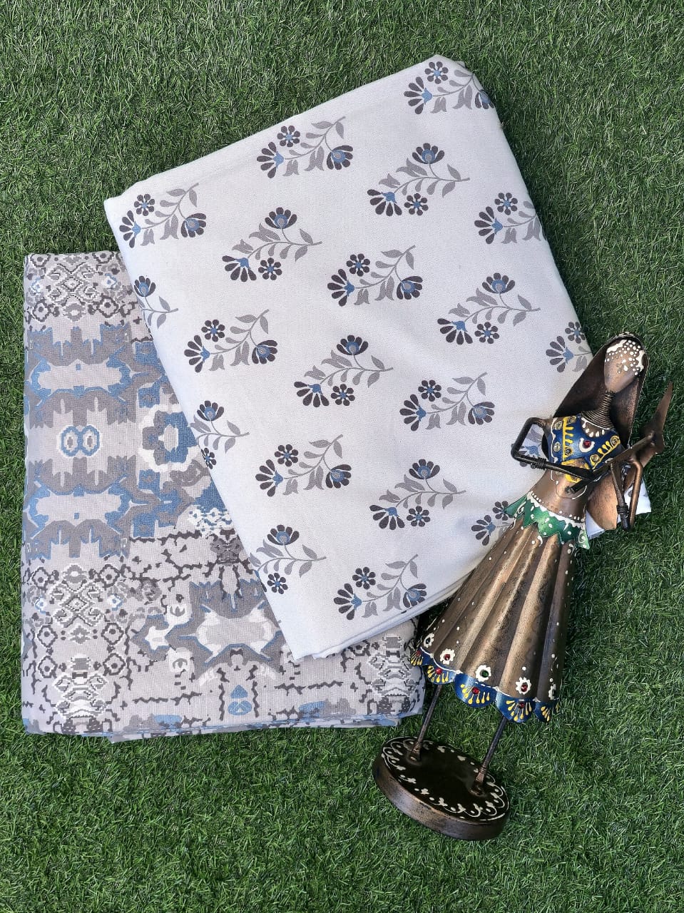 Jaipuri Reverie – Reversible Cotton Dohar Duo