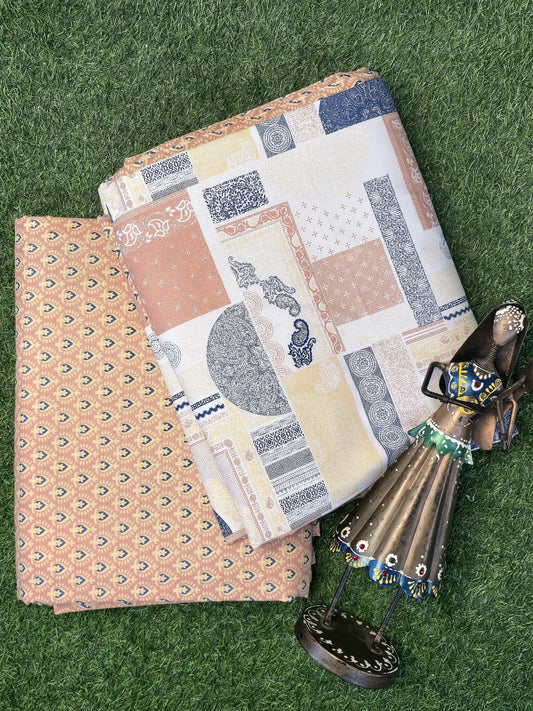 Jaipuri Reverie – Reversible Cotton Dohar Duo