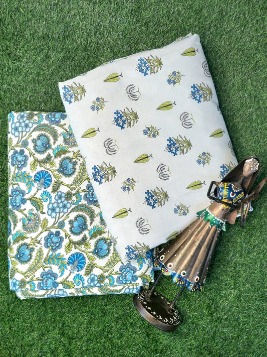Jaipuri Reverie – Reversible Cotton Dohar Duo